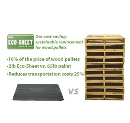 eco sheet plastic slip sheets green industrial pallet sheets